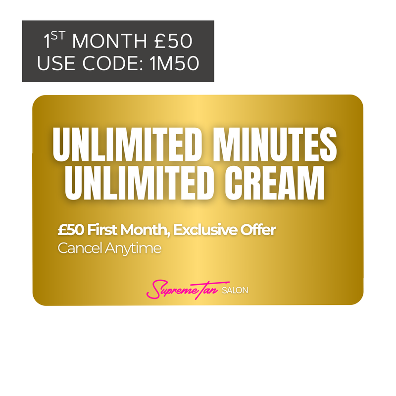 SupremeTan Salon Package - UNLIMITED Minutes & Cream (Subscription)